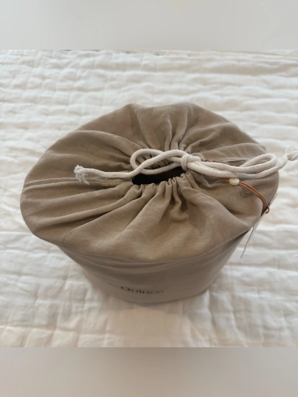 New Quince European Linen Duvet Cover Set King/CalKing MSRP 214 Toffee